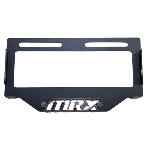 PORTA PLACA NEGRO 3D MRX