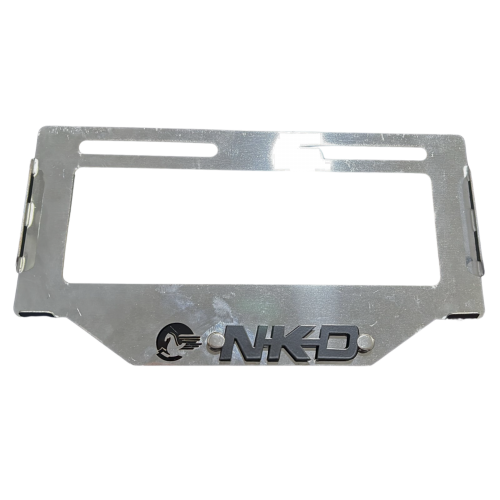 PORTA PLACA ACERO 3D NKD