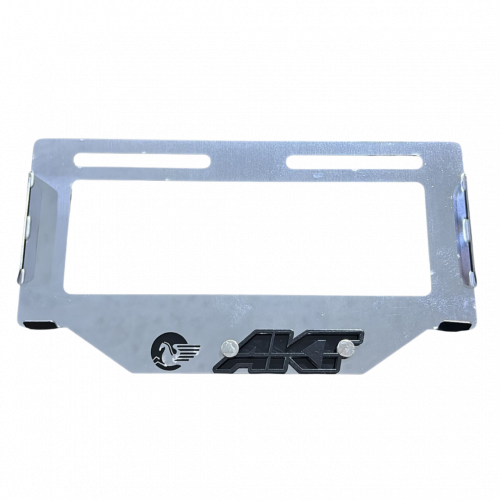 PORTA PLACA AKT EN ACERO 3D