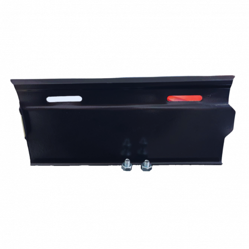 PORTA PLACA METALICO NEGRO