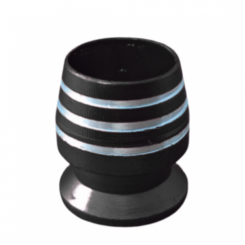 TORNILLO PORTA PLACA CONICO NEGRO