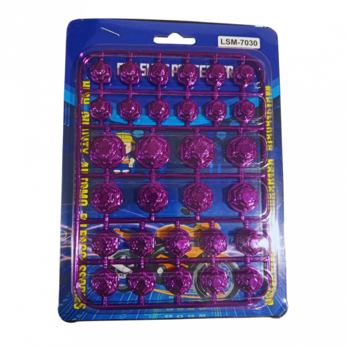 TAPA TORNILLO LUJO MORADA