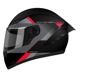 CASCO INTEGRAL ICH 501 SP KYANU TALLA L Y XL ROJO