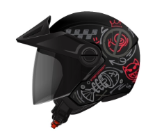 CASCO ABIERTO ICH 102 GARUS TALLA L ROJO